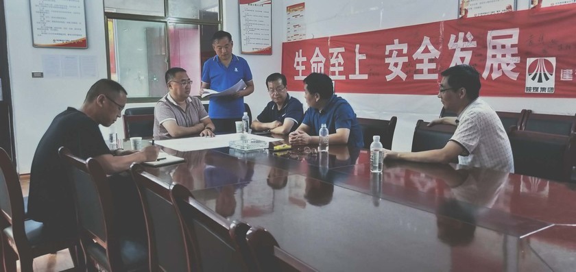 王明智深入川耀項目檢查指導工作