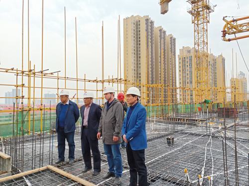 王明智深入渭南二院安置房、法檢兩院項目工地檢查指導工作