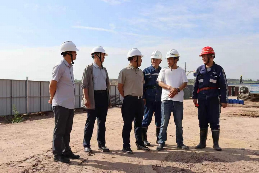 平莊煤業黨委書記、董事長杜善周深入天工公司礦建項目檢查指導